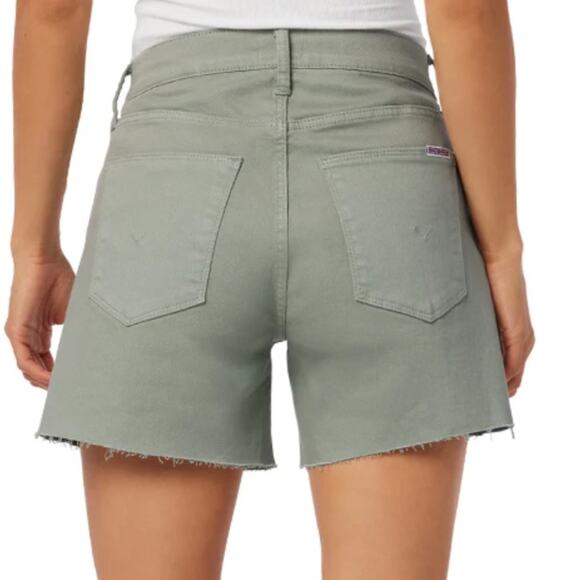 NWT Hudson green vault kass raw hem shorts size 32 - Picture 3 of 9